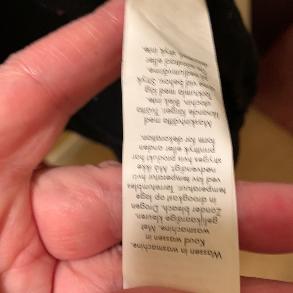 JustFab Black Jean Jacket with embroidered cut outs - Picture 9 of 13